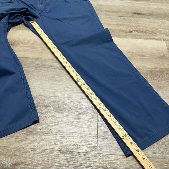 Brax Cooper Fancy Regular Fit Blue Patterned 5 Pocket Pant Size 42x29 - Picture 2 of 11